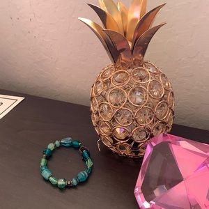 Different colored blue bracelet